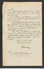 k.k. naturhistorisches Hofmuseum, Intendanzakten 1885-1896 (Hauer), Aktenzahl Z.484/1889, Seite 2